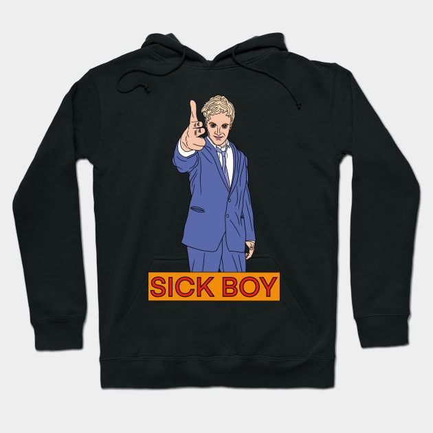 "Trainspotting" Sick Boy Hoodie by motelgemini